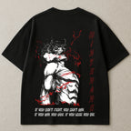 Attack On Titan Oversized Tshirt | 240 GSM Cotton Premium French Terry Oversized Tshirt |
